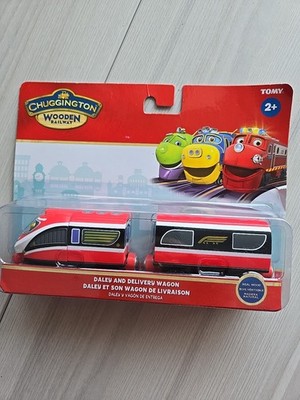 Chuggington Wooden Railway Daley and Delivery Wagon Real Wood
