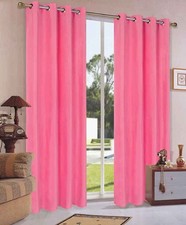 Vorhang Schal mit Ösen aus Microsatin, matt und blickdicht -204050-