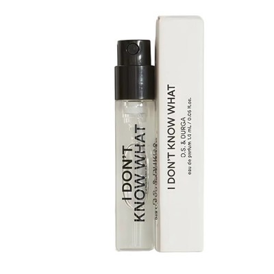 D.S. & Durga I DON'T KNOW WHAT Eau de Parfum Mini Sample Spray .05oz, 1.5ml New
