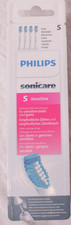4-pack NEW Philips Sonicare Toothbrush Brush Heads for Sensitive Teeth - S