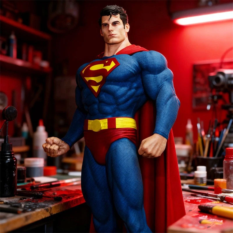 Superman 1/10 1/8 1/6 1/4 3D Print Model Kit Unpainted Unassembled GK - Image 2 of 3