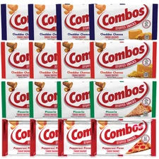 Combos Snack Variety Pack - 4 Flavors, 16 Bags (1.8oz Each)