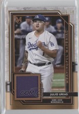 2021 Museum Collection Meaningful Material Relics Copper 33/35 Julio Urias pm5