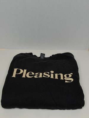 Harry Styles PLEASING Large  Forest  Black Crewneck Sweatshirt NWT