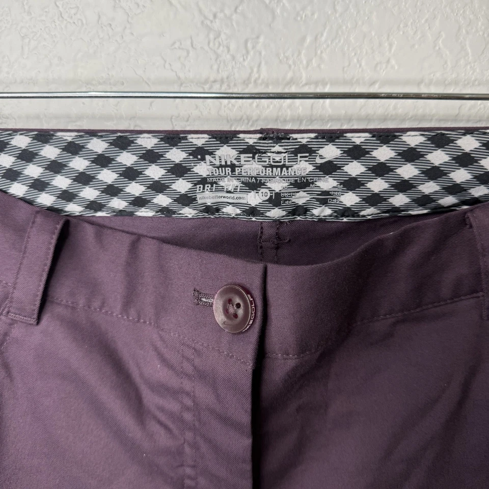 Pantalones de golf NIKE Golf para mujer Tour Performance Dri Fit púrpura 10 - Golfcore Foto 4 de 4