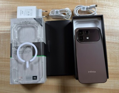 Infinix Note 60 Pro 5G MOCHA BROWN 8GB RAM 256GB STORAGE Unlocked. Free Shipping