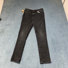 Tommy Hilfiger Straight Leg Jeans Boys 16 Gray Denim Dark Wash Casual 5 Pockets