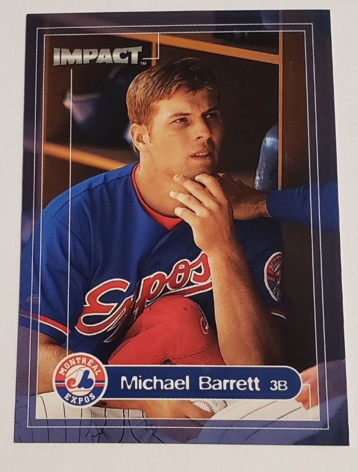 2000 Fleer Impact #122 Michael Barrett 3B Montreal Expos       ***40% off 2+