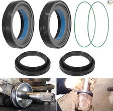 Front Axle Vacuum Knuckle & Tube Seal Kit Fits For 1998 1999 2000 2001 2002 2003