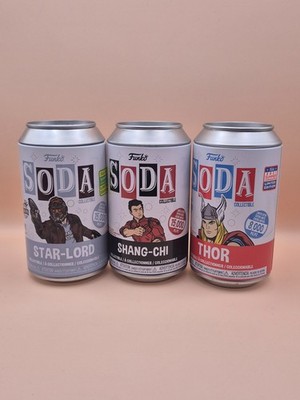 Funko Soda Pop! Star Lord, Shang-Chi & Thor (limited)