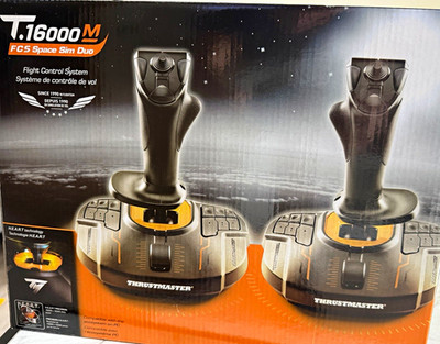 Thrustmaster T.16000M FCS Space Sim Duo Dual Flight Sticks USB for PC