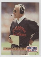 1992 Pro Set George Seifert #324 0ez5