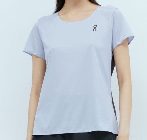 ON Women’s Performance T Shirt Lavender Black Size Medium NWT
