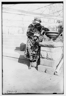 Photo:Cora Chase Fur Coat Portrait ca 1915 1920
