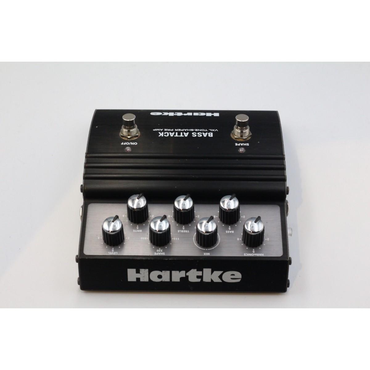 Hartke Bass Attack Pedal Preamp Harmonic control with mix levels