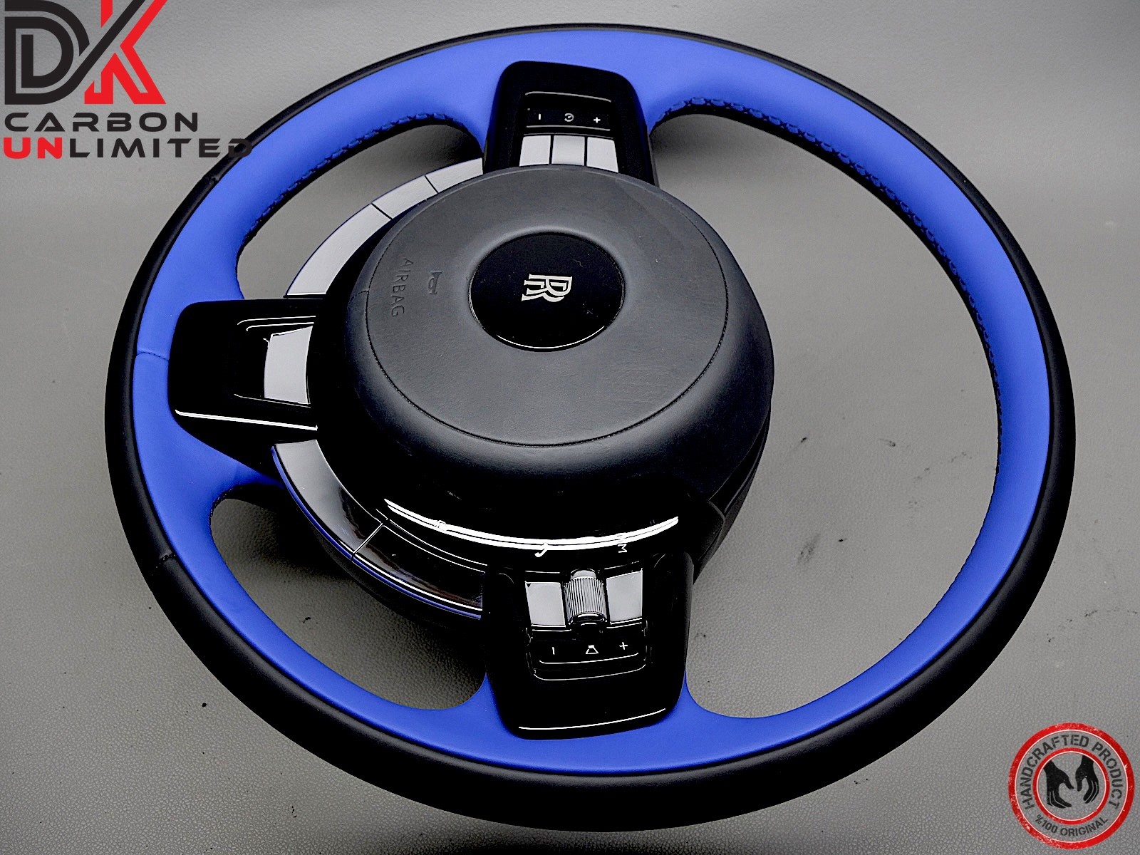 Rolls Royce Cullinan Two Tone Radiant Blue OEM Original Factory Steering Wheel