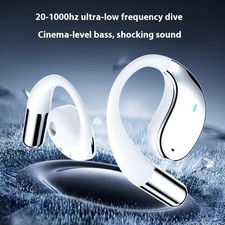 Wireless Bluetooth Earphones Hanging Ear Hook Headphones Mic Charging Case