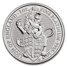 2017 Great Britain 1 oz Platinum Queen