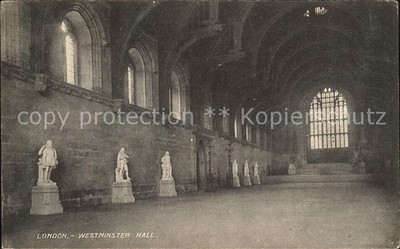 Skulpturen London Westminster Hall 