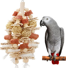 Bird Toys That Is 17.5 Inches in Length, Parrot Toy Designed for Chewing Feature