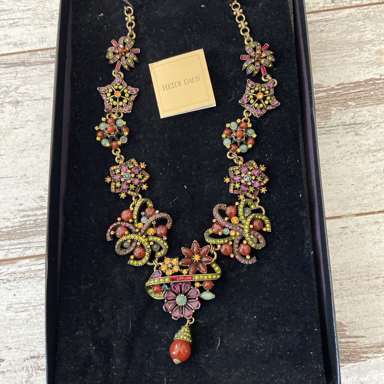 Vintage Heidi Daus Signed Statement Necklace - image 7