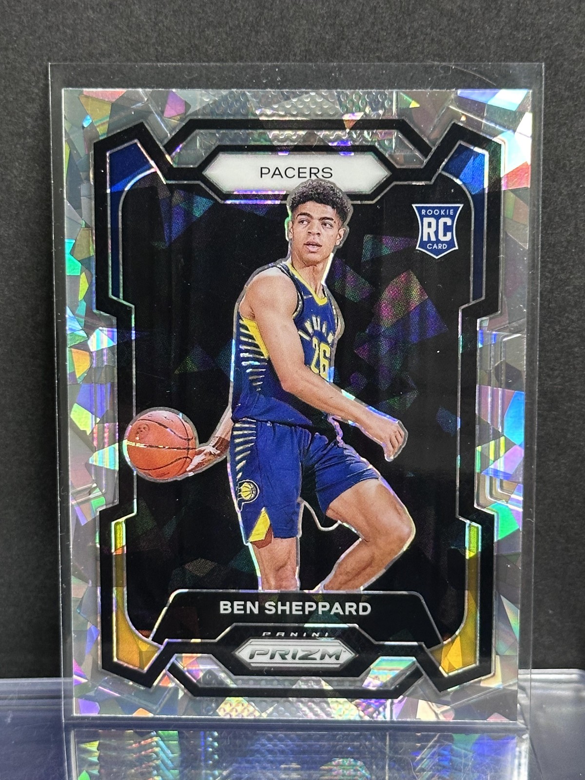 2023-24 Panini Prizm #172 Ben Sheppard Prizms Ice Indiana Pacers Rookie