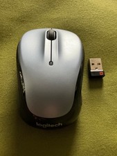 Logitech M325 Wireless Mouse  USB Unifying Dongle Silver EXC Optical Compact
