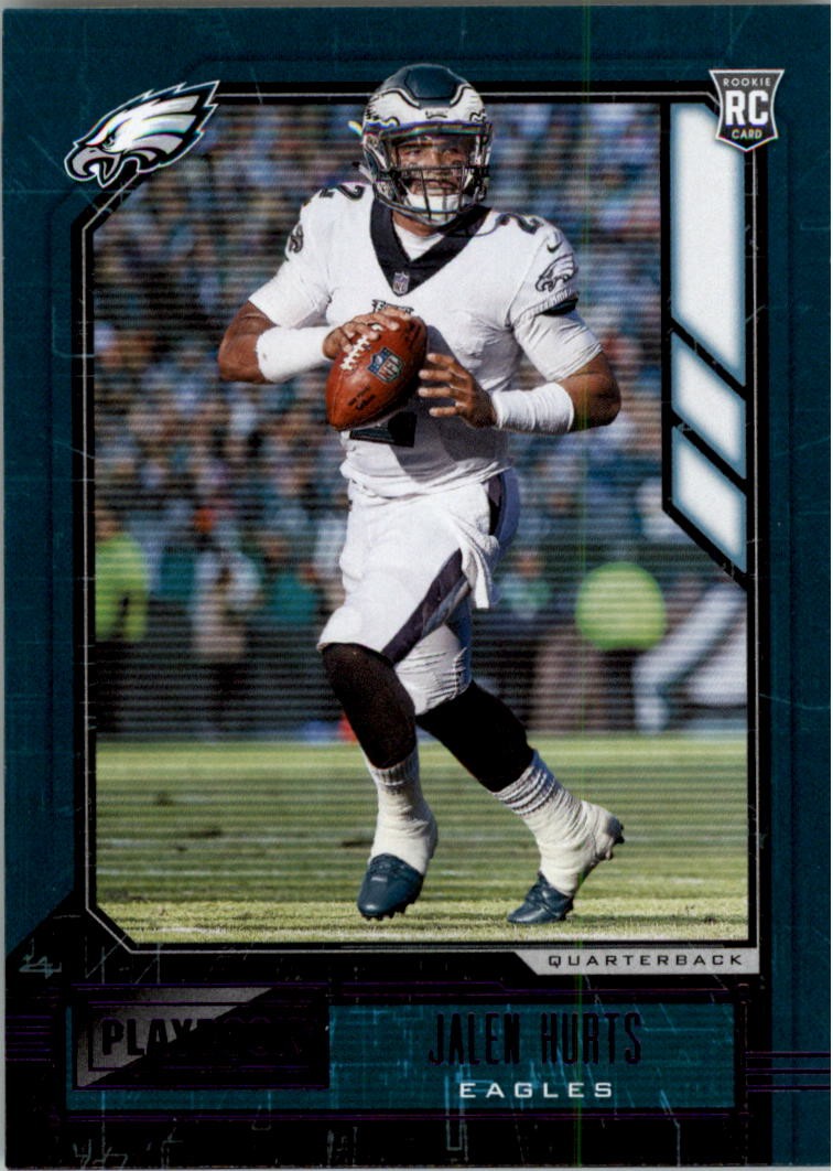 2020 Panini Playbook Purple #112 Jalen Hurts - FB