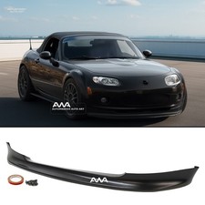 For 06-08 Miata Mx-5 Gv Style Pu Front Bumper Chin Lip Body Kit Ground Effect