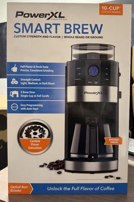 PowerXL Smart Brew 10-Cup Drip Coffee Maker with Strength & Flavor Control