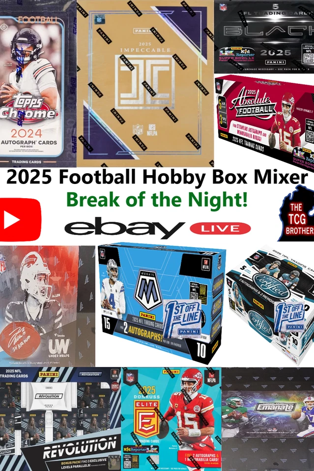 Break #313 FOTL Mosaic Certified 2025 Hobby Box Mixer