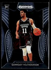 Quinndary Weatherspoon 2019 Panini Prizm Draft Picks #50 Rookie Mississippi St