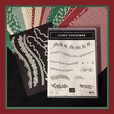 Stampin Up CURVY CHRISTMAS Stamps, DIES 24 CLASSIC C'MAS DSP NEW 4801