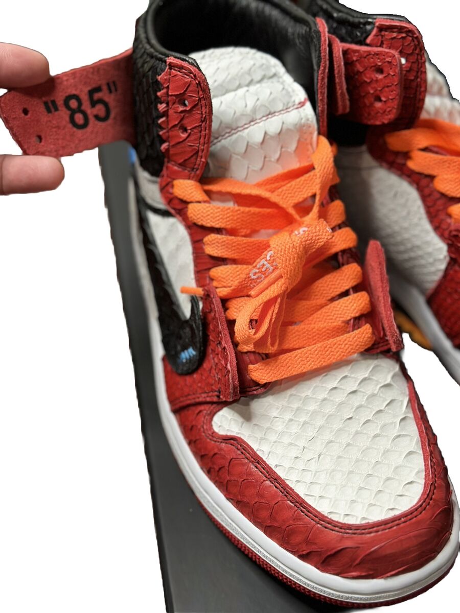The Shoe Surgeon x Air Jordan 1 Lux Chicago Off-White Python The Shoe Surgeon x Air Jordan 1 Lux Chicago Off-White Python
