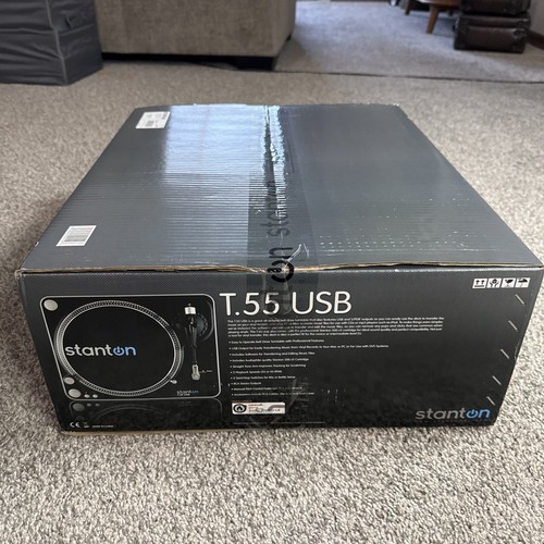 Stanton T.55 USB Belt Drive DJ Turntable W/USB Connectivity NEW IN BOX NIB - Picture 4 of 6