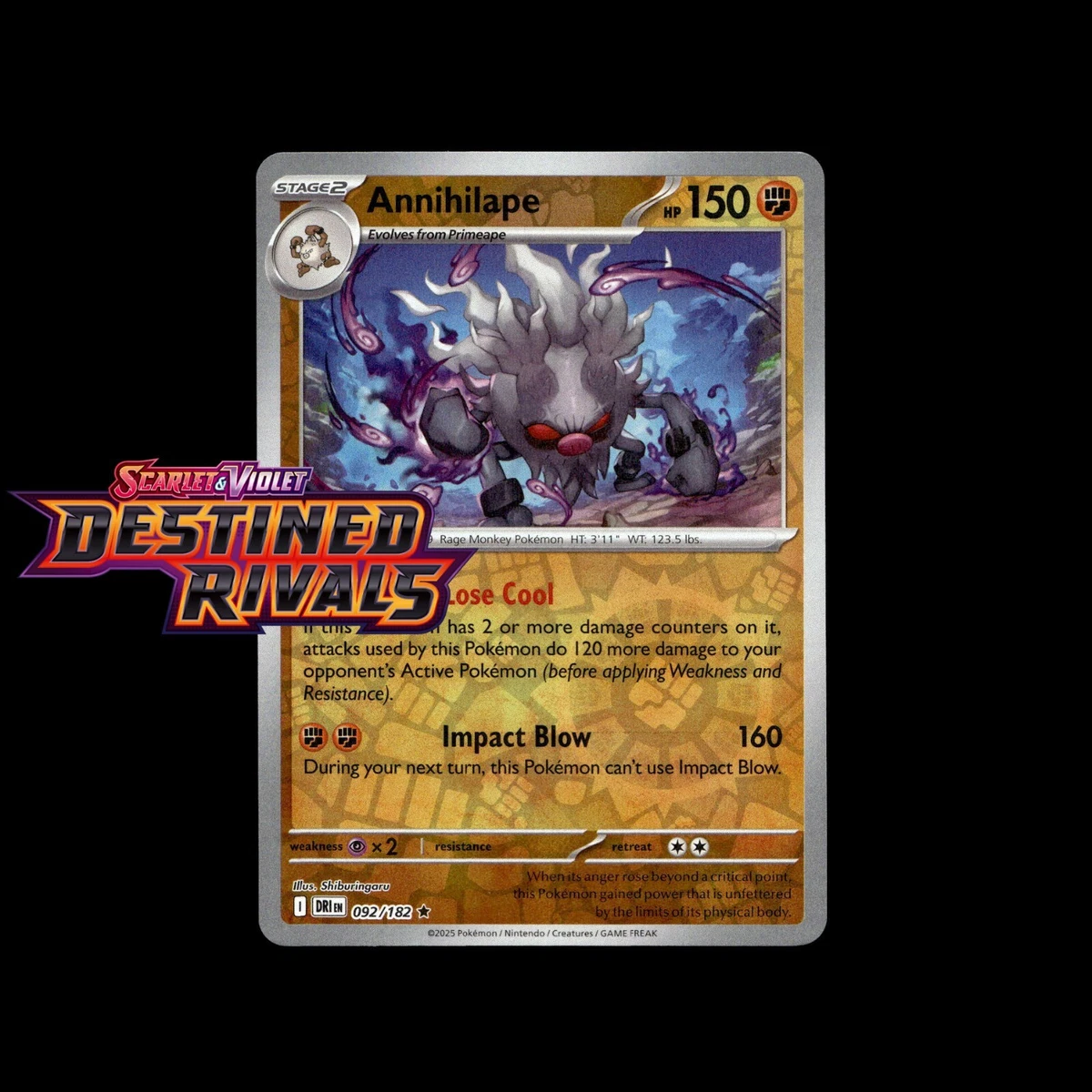 Annihilape Pokmon TCG Cards for sale | eBay Annihilape Pokmon TCG Cards for sale | eBay