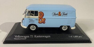 1963 VW T1, Kastenwagen 1:43 Scale Diecast, Minichamps, 430052216, Resch-Frisch