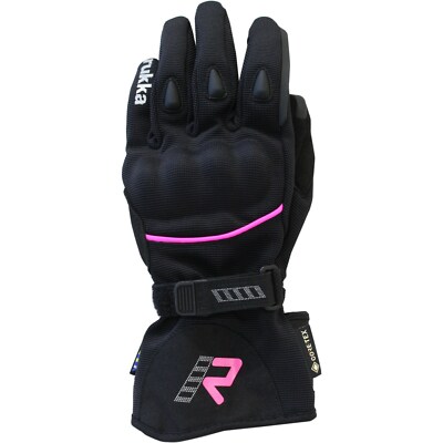 Rukka Virve 2.0 Size 8 Women's Motorcycle Gloves Goretex Visor Wiper Touchscreen