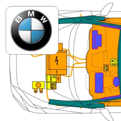 Digital Rescue Card by QR Code, for BMW 5 Series G60 ICE (from 07/2023)