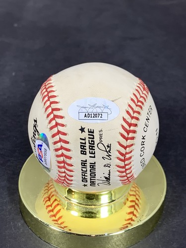 Autografo Barry Bonds & Bobby Bonds baseball JSA e PSA grado 9 come nuovo - Foto 5 di 10