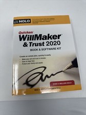 Quicken Willmaker  Trust 2020: Book  Software Kit by Editors Of Nolo: Used