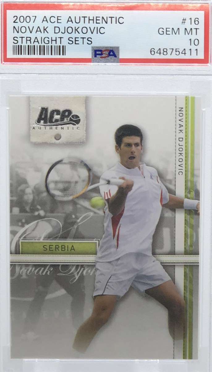 💥NOVAK DJOKOVIC ROOKIE CARD 2007💥ACE AUTHENTIC STRAIGHT 💥NOVAK DJOKOVIC ROOKIE CARD 2007💥ACE AUTHENTIC STRAIGHT