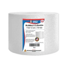 Small Bubble Cushioning Wrap Roll for Protecting Fragile Items 12"x100 feet