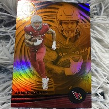 James Conner Orange Parallel Panini Illusions Football 2023-2024