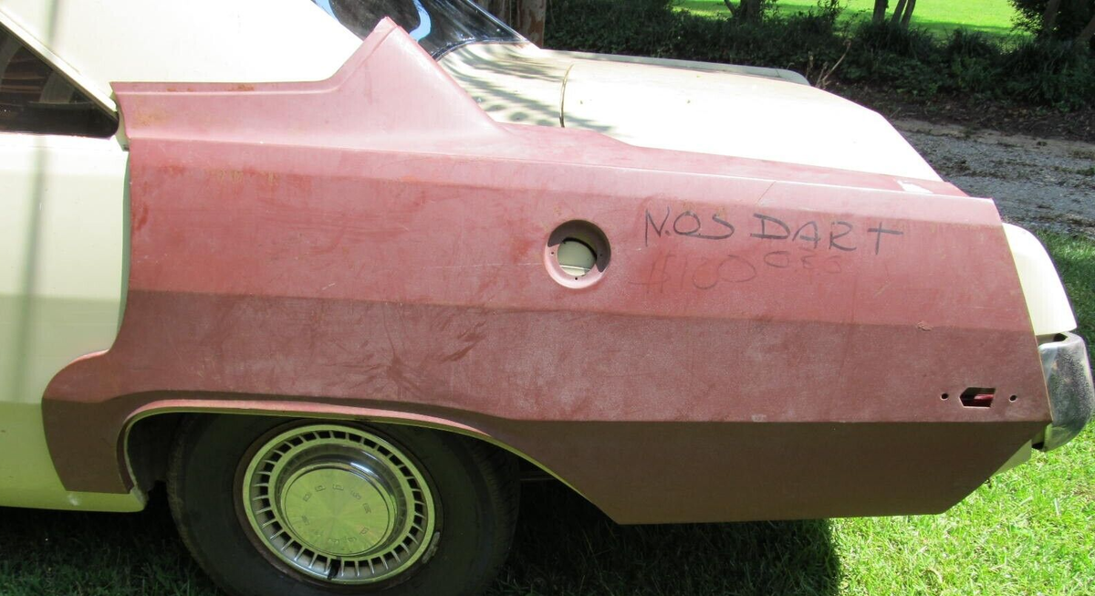 NOS MoPar 1972 73 Dart Swinger Plymouth Scamp Driver Side Quarter