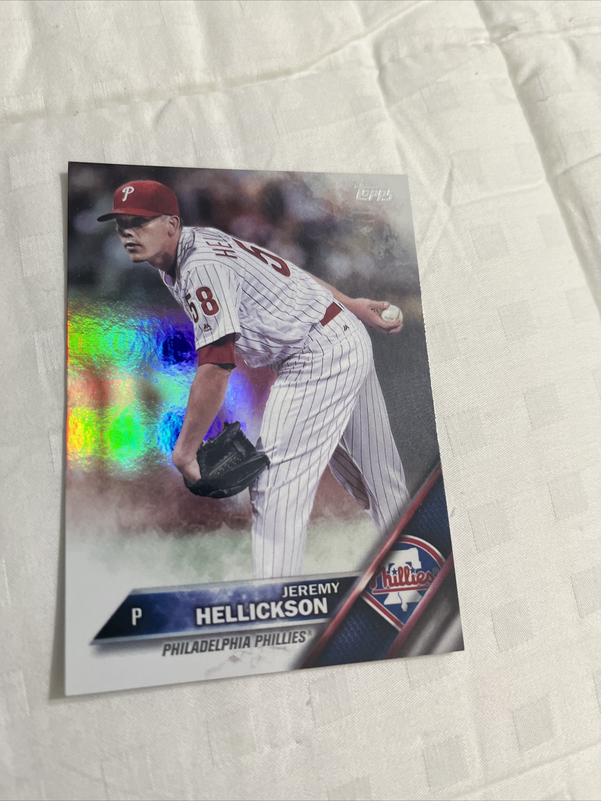 2016 Topps Update Rainbow Foil #US185 Jeremy Hellickson Philadelphia Phillies
