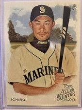2019 Topps Allen & Ginter Mini Base #60 Ichiro Suzuki Seattle Mariners (i214)