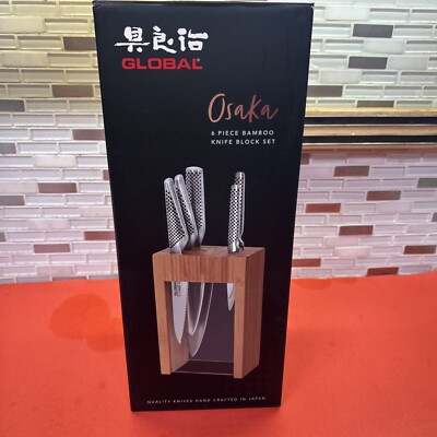 Global Osaka 6 Piece Knife Block Set