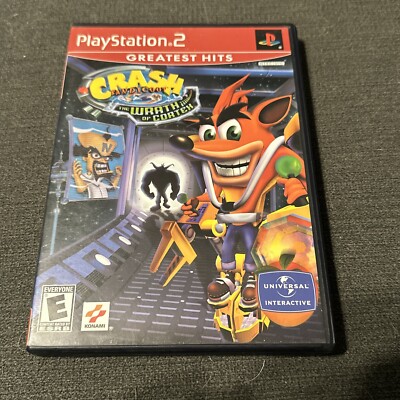 PS2 Playstation Crash Bandicoot the Wrath of Cortex Complete with Case & Manual