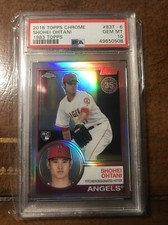 2018 TOPPS CHROME SHOHEI OHTANI 1983 TOPPS ROOKIE CARD RC PSA 10 GEM MINT 🔥🔥🔥
